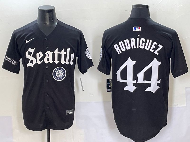Men 2025 Seattle Mariners #44 Rodriguez Five generations Joint Name Nike MLB Jersey style 15